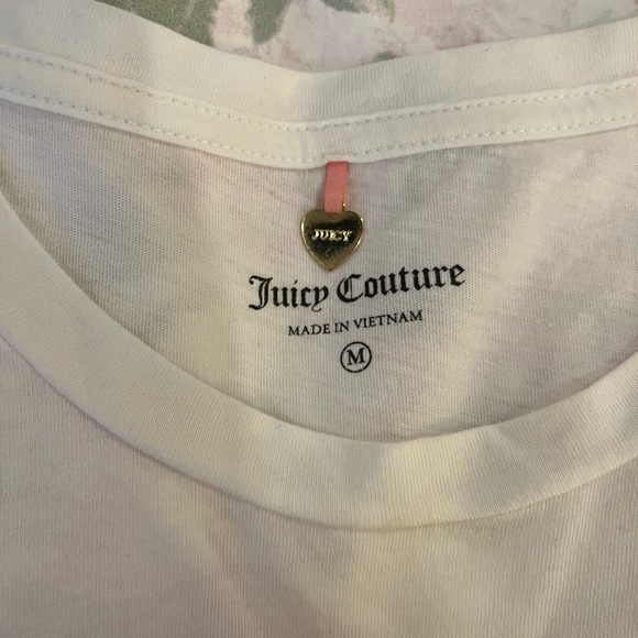 SOLD Juicy Couture Gold Bedazzled Shirt Size Medium - Picture 3 of 6